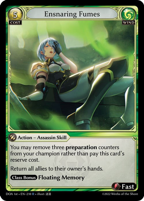 Ensnaring Fumes (210) [Dawn of Ashes: 1st Edition] | Card Merchant Takapuna