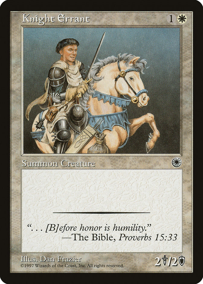 Knight Errant [Portal] | Card Merchant Takapuna