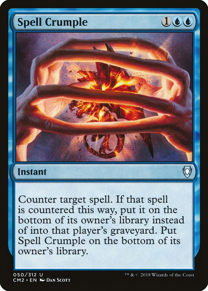 Spell Crumple [Commander Anthology Volume II] | Card Merchant Takapuna