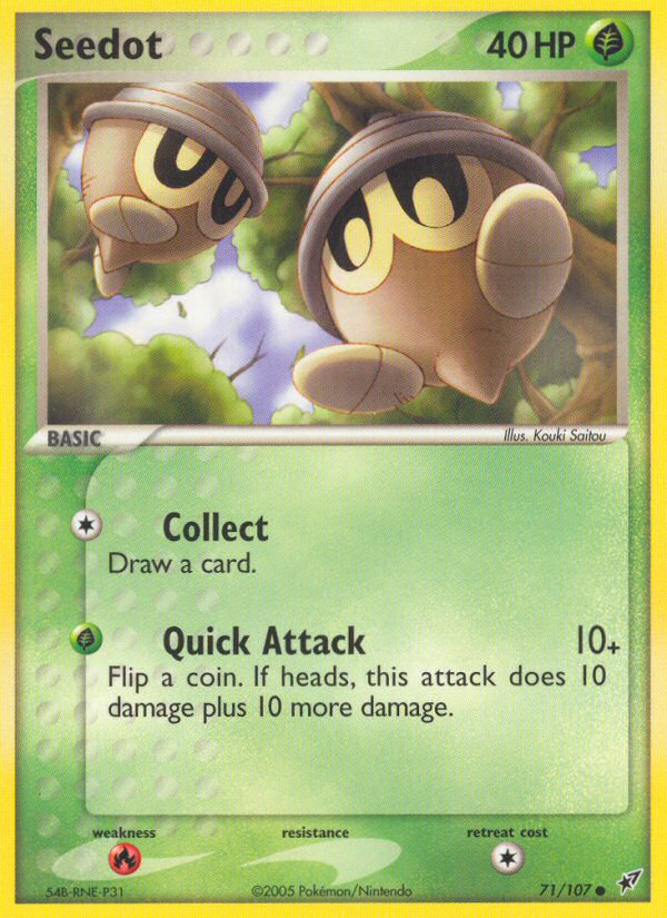 Seedot (71/107) [EX: Deoxys] | Card Merchant Takapuna