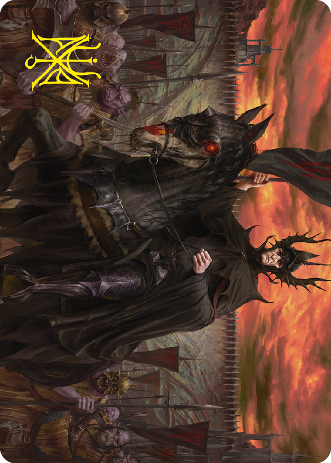 The Mouth of Sauron Art Card (Gold-Stamped Signature) [The Lord of the Rings: Tales of Middle-earth Art Series] | Card Merchant Takapuna