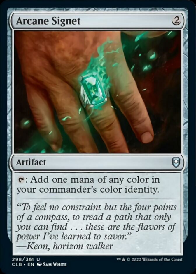 Arcane Signet [Commander Legends: Battle for Baldur's Gate] | Card Merchant Takapuna