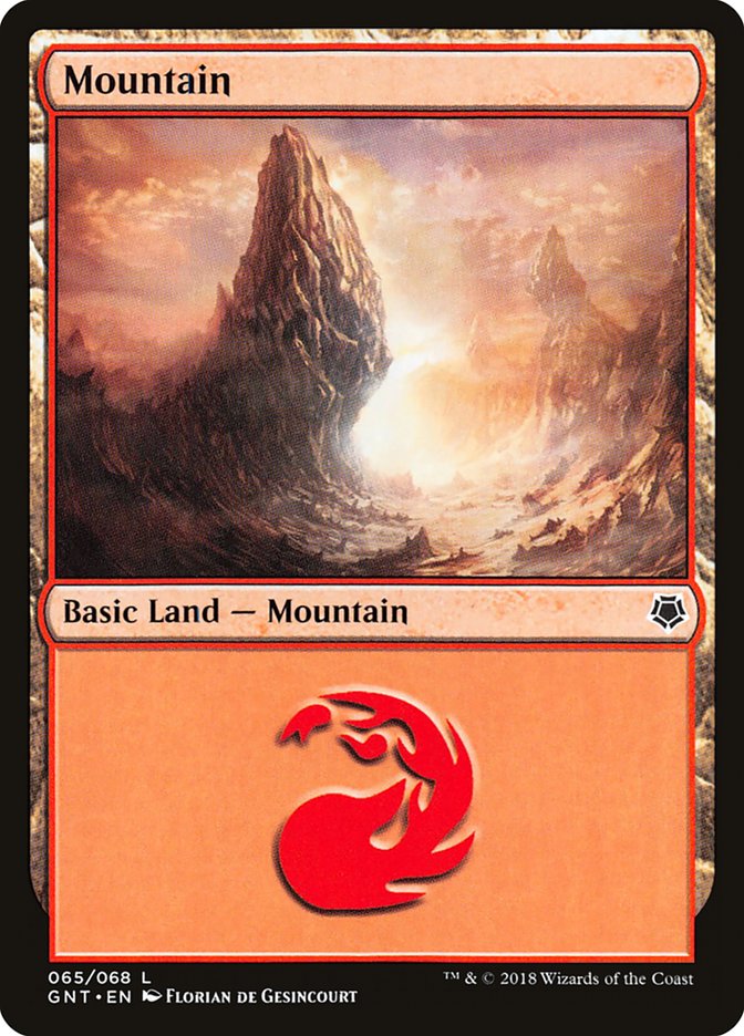 Mountain (65) [Game Night 2018] | Card Merchant Takapuna