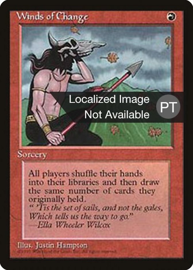 Winds of Change [Fourth Edition (Foreign Black Border)] | Card Merchant Takapuna
