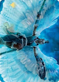 Reidane, God of the Worthy Art Card (Gold-Stamped Signature) [Kaldheim Art Series] | Card Merchant Takapuna