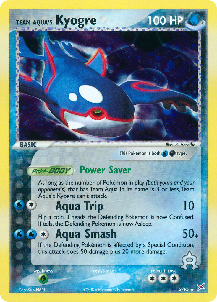 Team Aqua's Kyogre (3/95) (Theme Deck Exclusive) [EX: Team Magma vs Team Aqua] | Card Merchant Takapuna