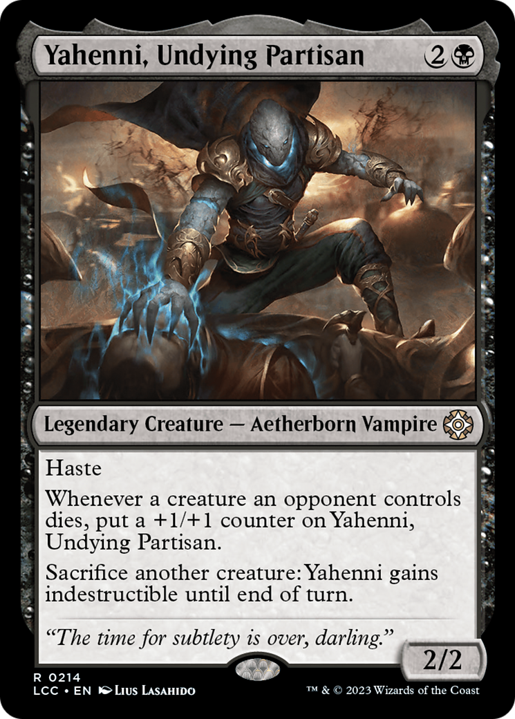 Yahenni, Undying Partisan [The Lost Caverns of Ixalan Commander] | Card Merchant Takapuna