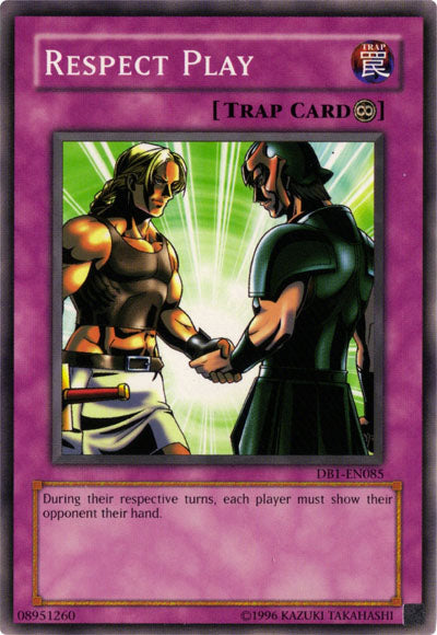 Respect Play [DB1-EN085] Common | Card Merchant Takapuna