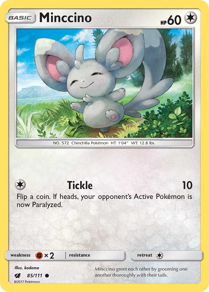 Minccino (85/111) [Sun & Moon: Crimson Invasion] | Card Merchant Takapuna