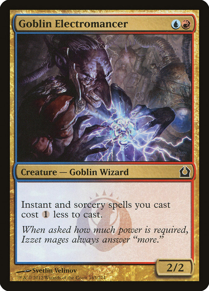 Goblin Electromancer [Return to Ravnica] | Card Merchant Takapuna