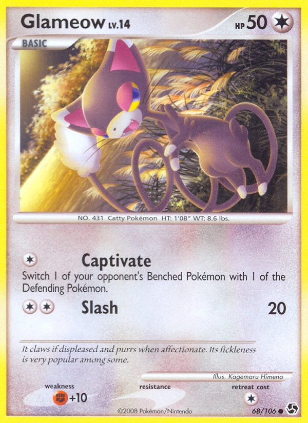 Glameow (68/106) [Diamond & Pearl: Great Encounters] | Card Merchant Takapuna