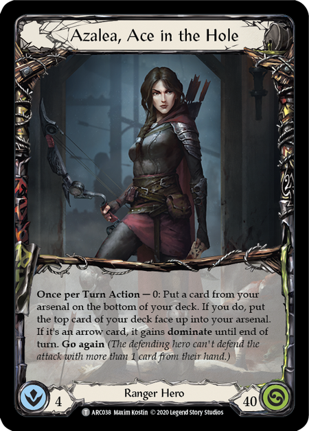 Azalea, Ace in the Hole // Kano, Dracai of Aether [U-ARC038 // U-ARC113] (Arcane Rising Unlimited) | Card Merchant Takapuna