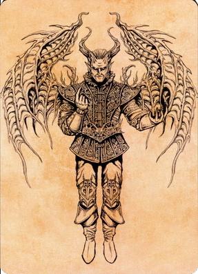 Raphael, Fiendish Savior Art Card (75) [Commander Legends: Battle for Baldur's Gate Art Series] | Card Merchant Takapuna