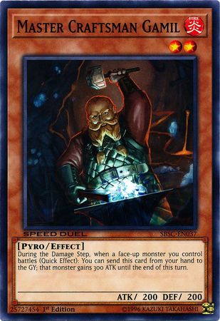 Master Craftsman Gamil [SBSC-EN037] Common | Card Merchant Takapuna
