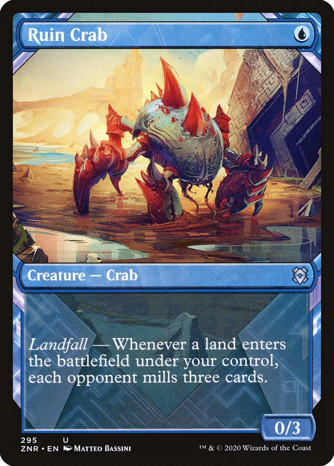 Ruin Crab (Showcase) [Zendikar Rising] | Card Merchant Takapuna