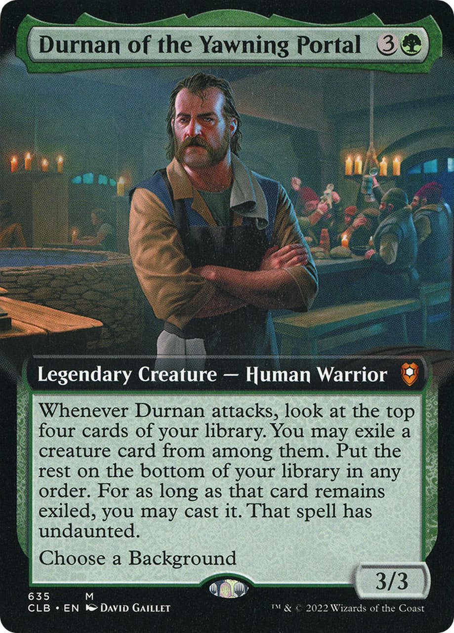 Durnan of the Yawning Portal (Extended Art) [Commander Legends: Battle for Baldur's Gate] | Card Merchant Takapuna