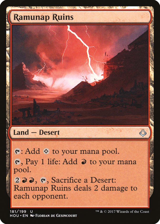 Ramunap Ruins [Hour of Devastation] | Card Merchant Takapuna