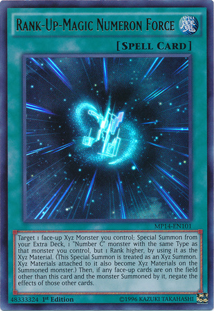 Rank-Up-Magic Numeron Force [MP14-EN101] Ultra Rare | Card Merchant Takapuna