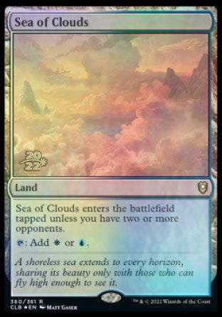 Sea of Clouds [Commander Legends: Battle for Baldur's Gate Prerelease Promos] | Card Merchant Takapuna