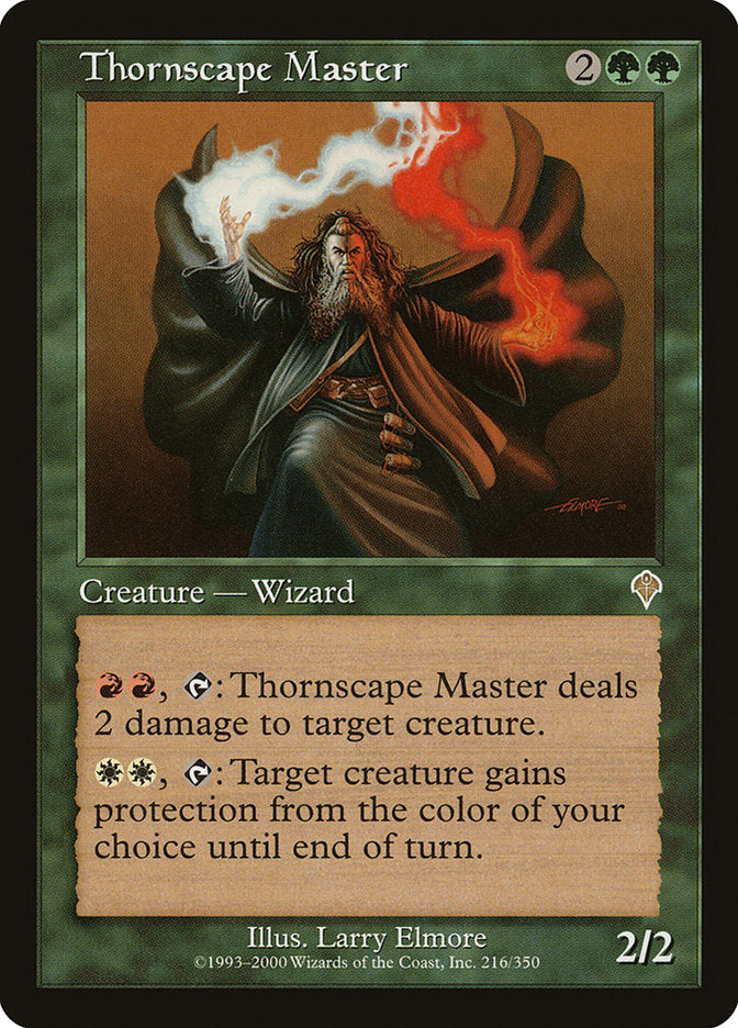 Thornscape Master [Invasion] | Card Merchant Takapuna