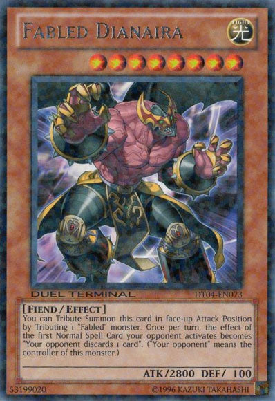 Fabled Dianaira [DT04-EN073] Rare | Card Merchant Takapuna