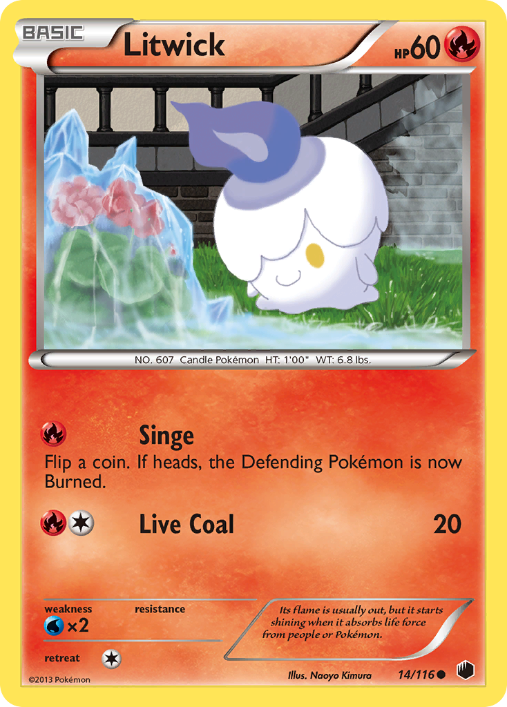 Litwick (14/116) [Black & White: Plasma Freeze] | Card Merchant Takapuna