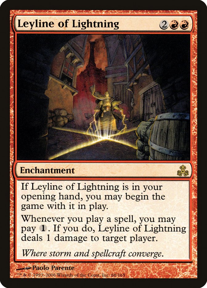 Leyline of Lightning [Guildpact] | Card Merchant Takapuna