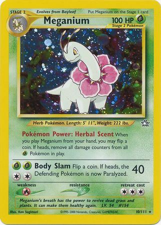 Meganium (10/111) [Neo Genesis Unlimited] | Card Merchant Takapuna