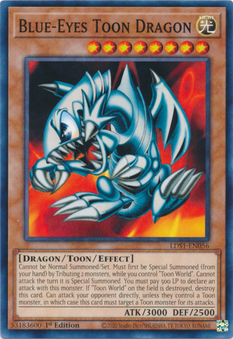 Blue-Eyes Toon Dragon [LDS1-EN056] Common | Card Merchant Takapuna