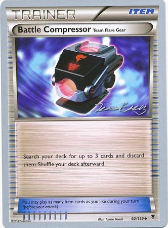 Battle Compressor (92/119) (Bebe - Jesper Eriksen) [World Championships 2016] | Card Merchant Takapuna