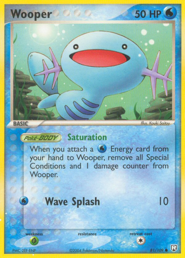 Wooper (81/109) [EX: Team Rocket Returns] | Card Merchant Takapuna