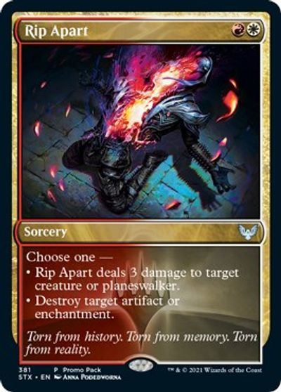 Rip Apart (Promo Pack) [Strixhaven: School of Mages Promos] | Card Merchant Takapuna