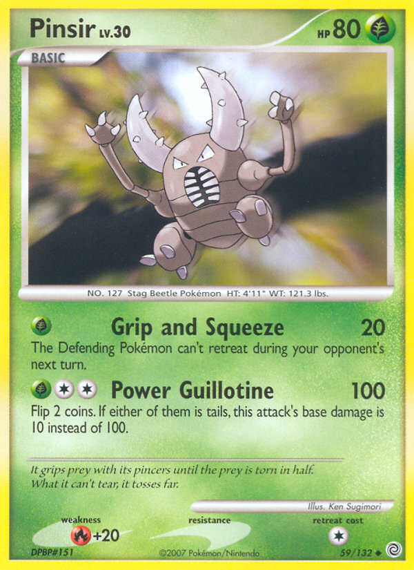 Pinsir (59/132) [Diamond & Pearl: Secret Wonders] | Card Merchant Takapuna