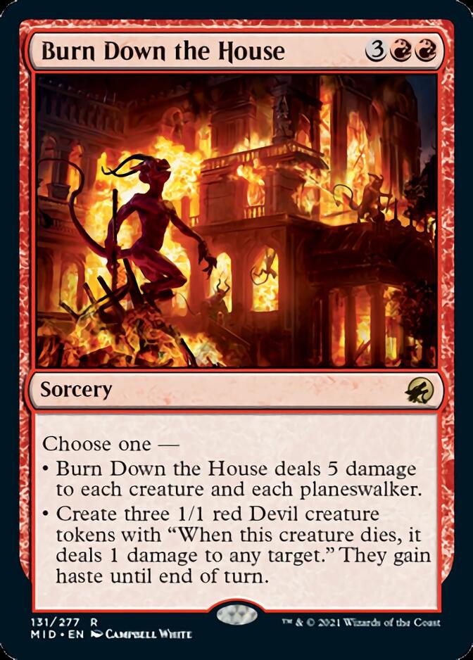 Burn Down the House [Innistrad: Midnight Hunt] | Card Merchant Takapuna