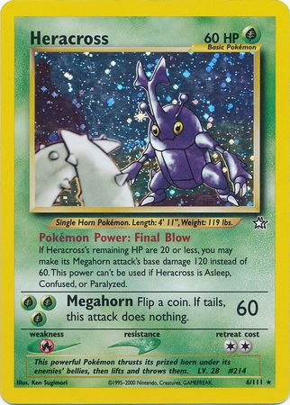 Heracross (6/111) [Neo Genesis Unlimited] | Card Merchant Takapuna