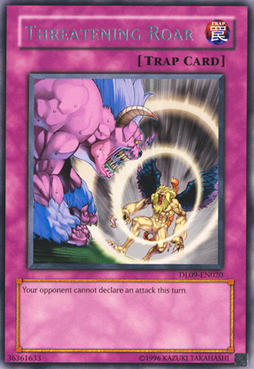 Threatening Roar (Silver) [DL09-EN020] Rare | Card Merchant Takapuna