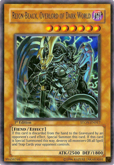 Reign-Beaux, Overlord of Dark World [STON-EN017] Ultra Rare | Card Merchant Takapuna