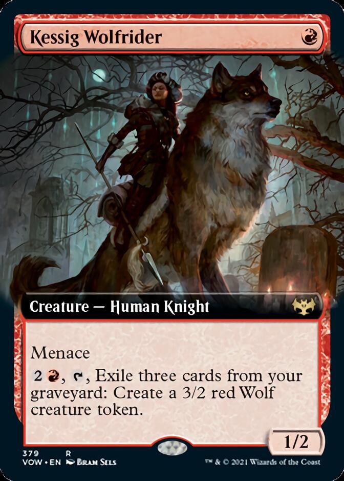 Kessig Wolfrider (Extended Art) [Innistrad: Crimson Vow] | Card Merchant Takapuna