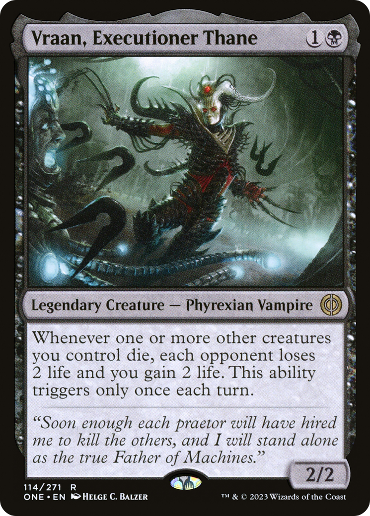 Vraan, Executioner Thane [Phyrexia: All Will Be One] | Card Merchant Takapuna