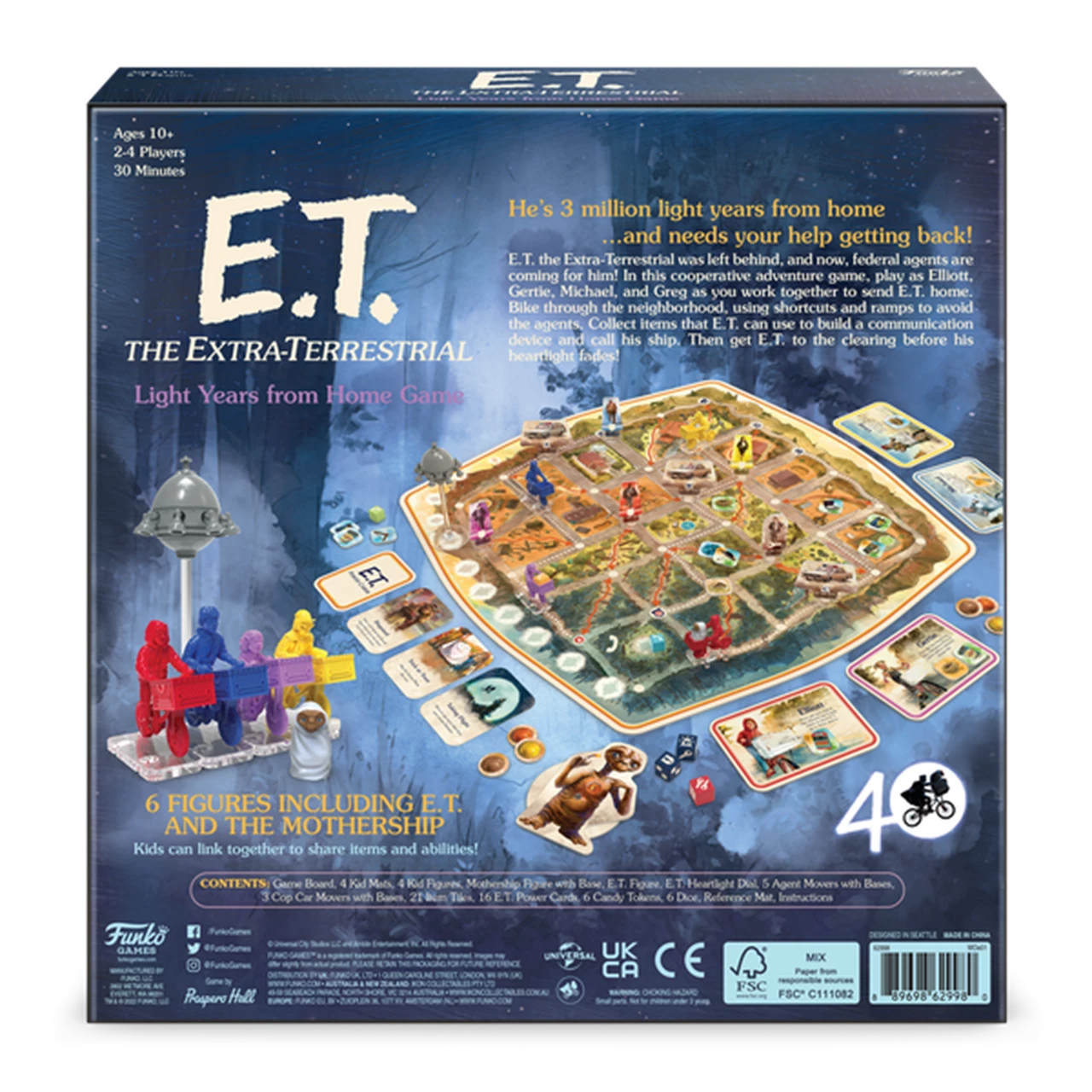 E.T. Light Years From Home Board Game | Card Merchant Takapuna