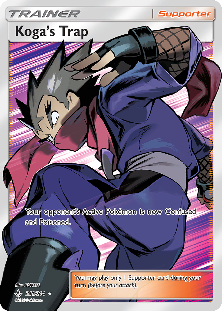 Koga's Trap (211/214) [Sun & Moon: Unbroken Bonds] | Card Merchant Takapuna