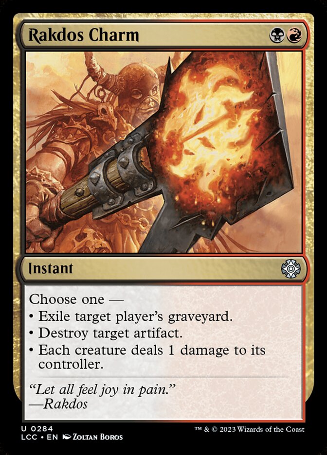 Rakdos Charm [The Lost Caverns of Ixalan Commander] | Card Merchant Takapuna