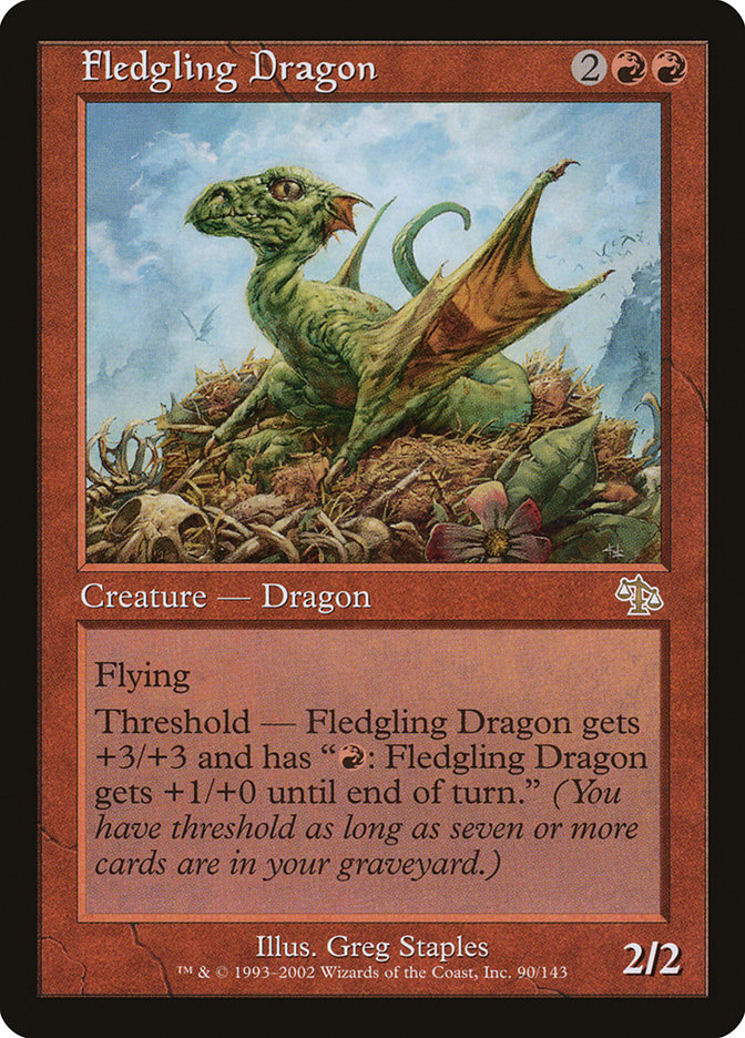 Fledgling Dragon [Judgment] | Card Merchant Takapuna