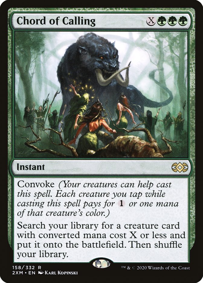 Chord of Calling [Double Masters] | Card Merchant Takapuna