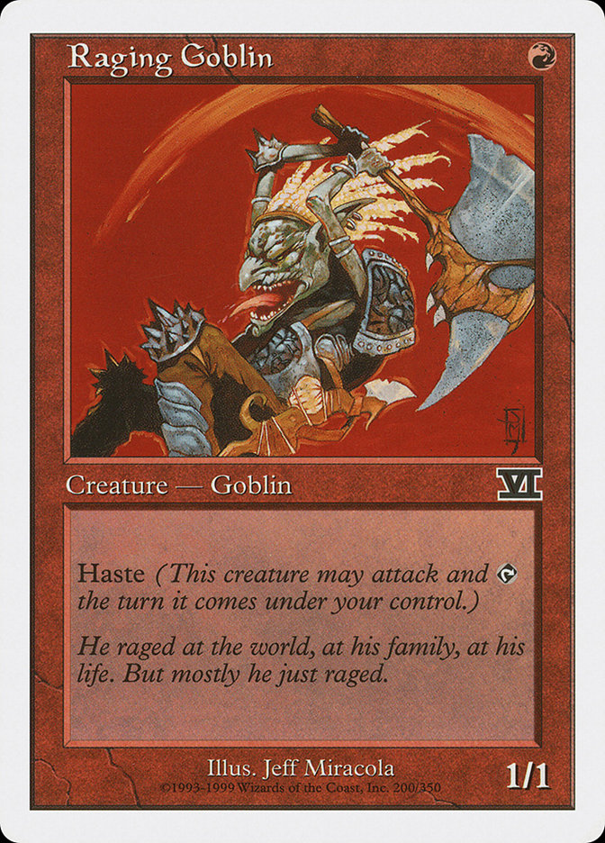 Raging Goblin [Classic Sixth Edition] | Card Merchant Takapuna