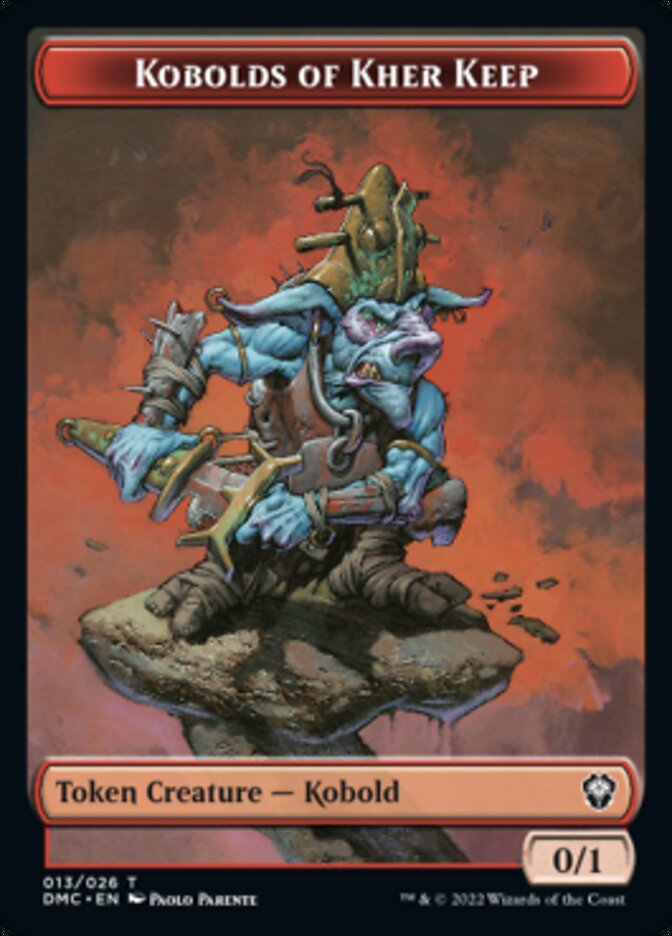 Kobolds of Kher Keep Token [Dominaria United Commander Tokens] | Card Merchant Takapuna