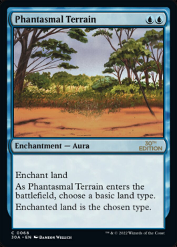 Phantasmal Terrain [30th Anniversary Edition] | Card Merchant Takapuna