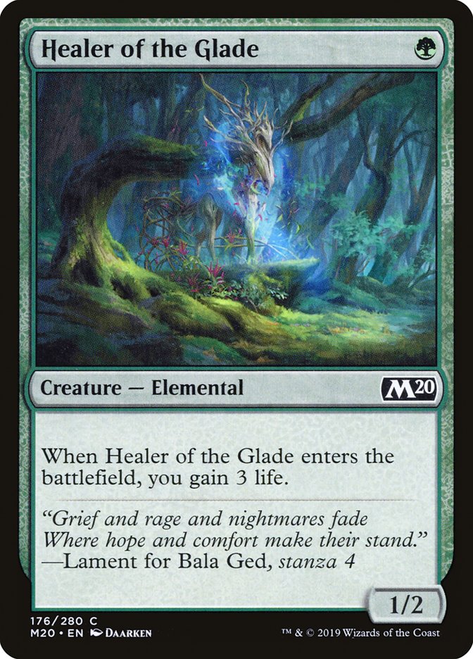 Healer of the Glade [Core Set 2020] | Card Merchant Takapuna