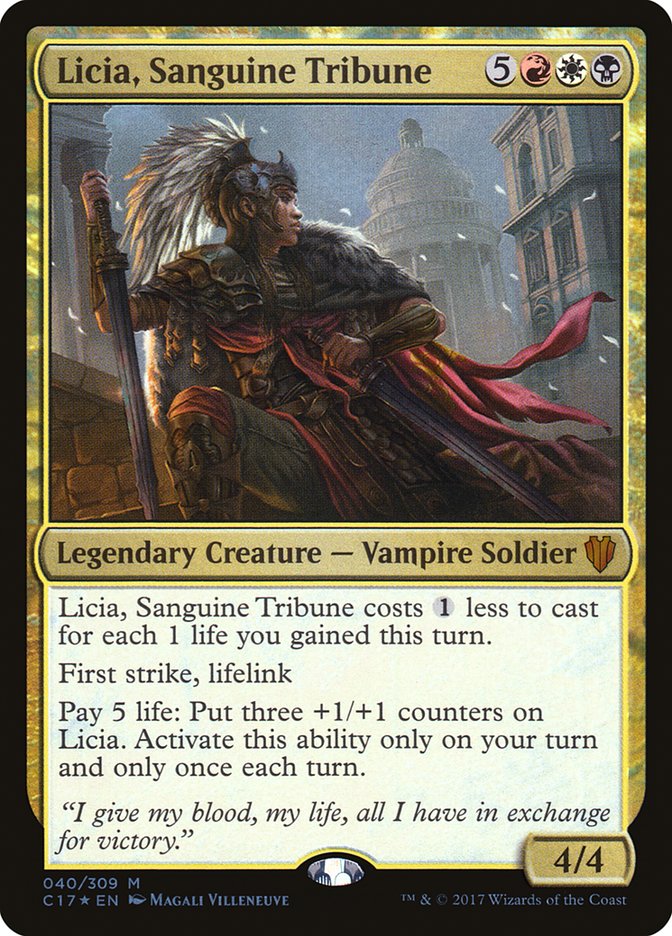 Licia, Sanguine Tribune [Commander 2017] | Card Merchant Takapuna