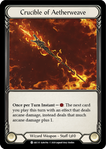 Crucible of Aetherweave // Viserai, Rune Blood [U-ARC115 // U-ARC075] (Arcane Rising Unlimited) | Card Merchant Takapuna